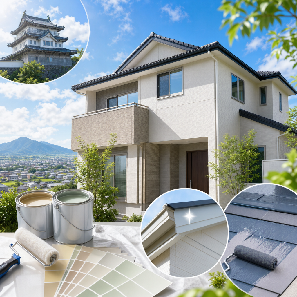 筑西市30坪の外壁塗装費用と壁汚れのサイン